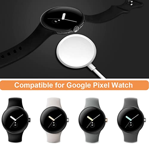 Yofuntle [2 חבילה] Comptable עבור כבלי מטען של Google Pixel Watch, מזח טעינה נייד לשעון פיקסל, החלפה מגנטית